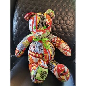 Handmade Multicolor Harry Potter Material Bear 18"
